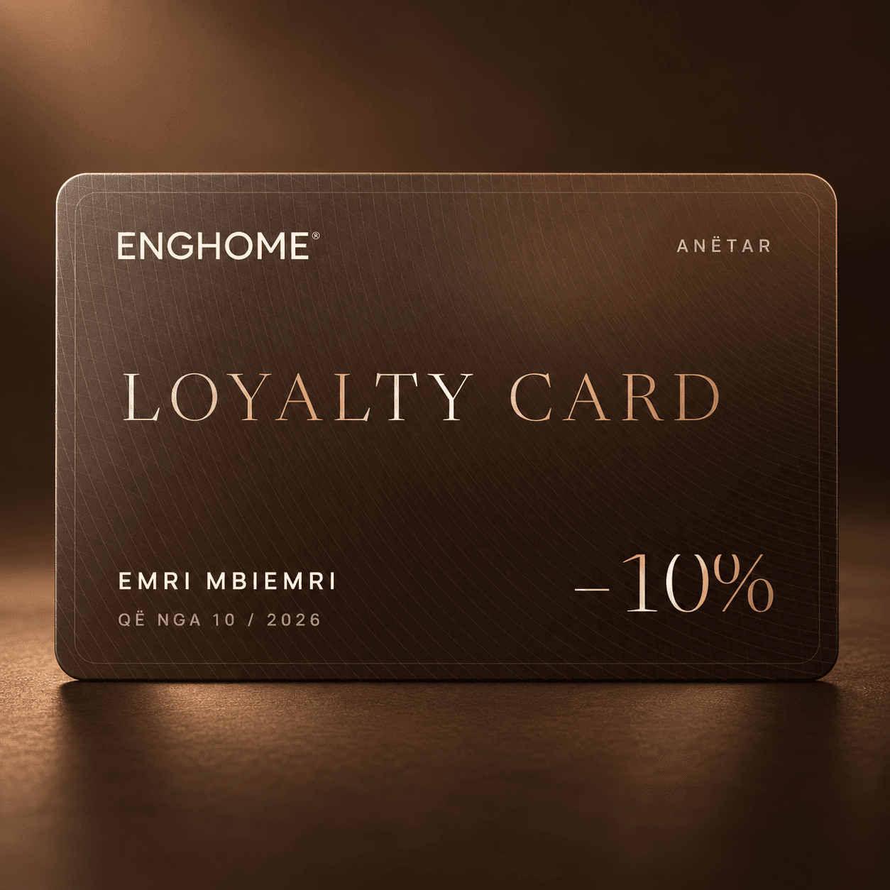 ENGHOME Loyalty Card
