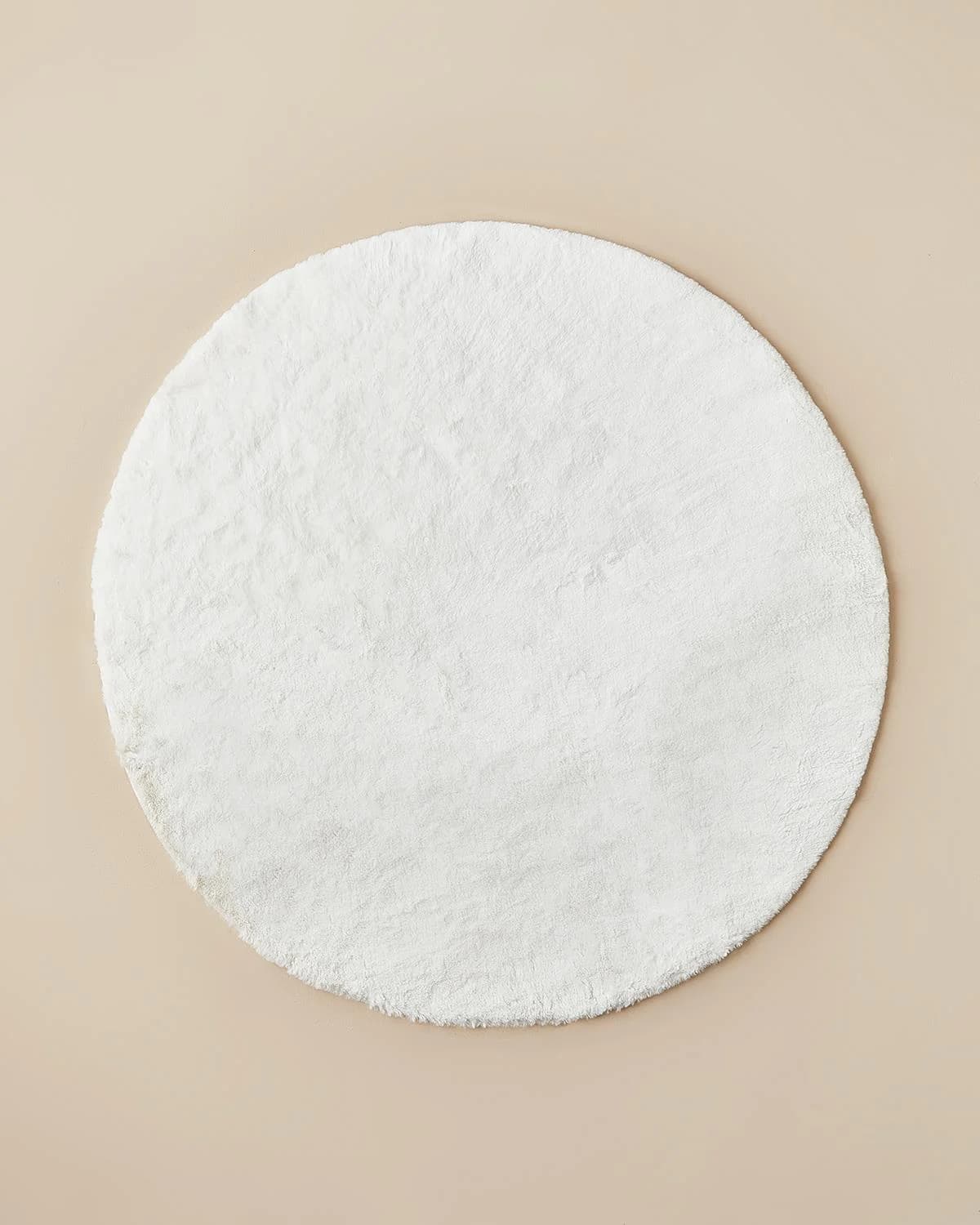 Soft Touch Rabbit Plush Fake Fur 120 cm White