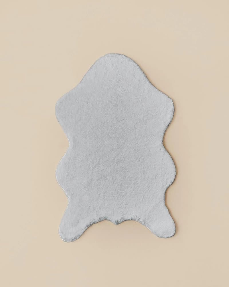 Soft Touch Rabbit Peluş Post Açık Gri 80x150 cm