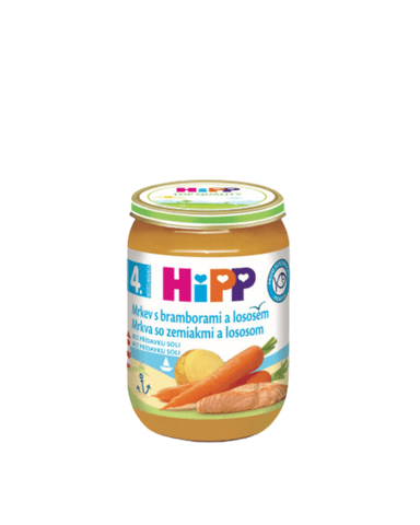 6105-U HIPP KARROTA PATATE TE NJOMA ME SALMON DETI 190GR