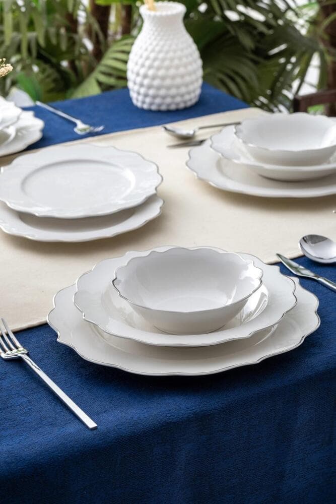 Acar Karmen Silver – Set Pjata Porcelani