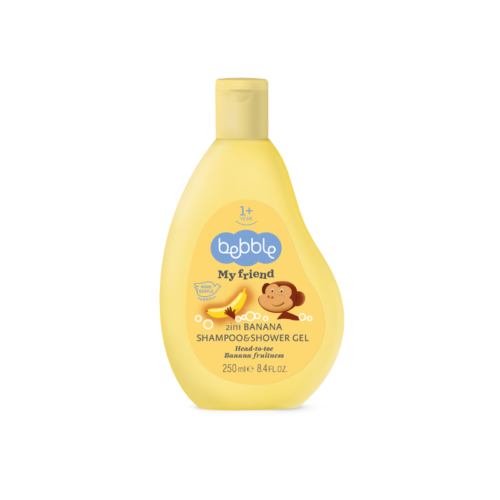 BEBBLE 2IN1 BANANA SHAMPOO & SHOWER GEL 250ML