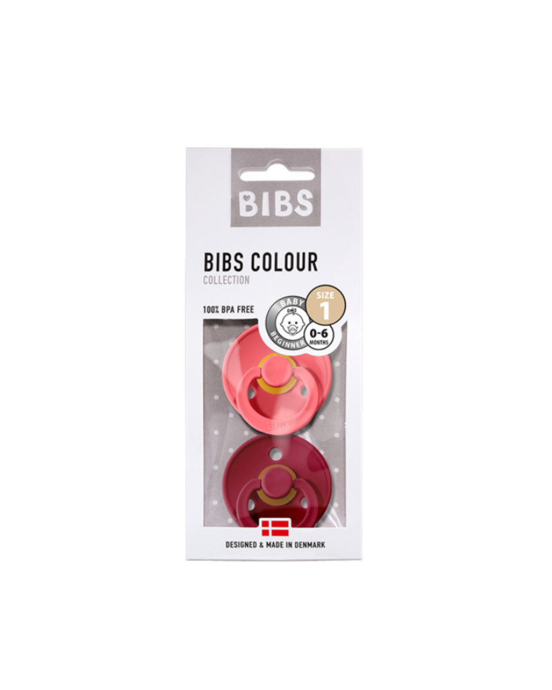 BIBS 110254 SIZE 1 CORAL RUBY