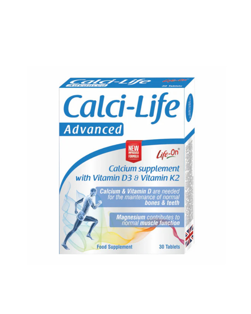 CALCI LIFE ADVANCED VIT.D3+K2 A30 TBL