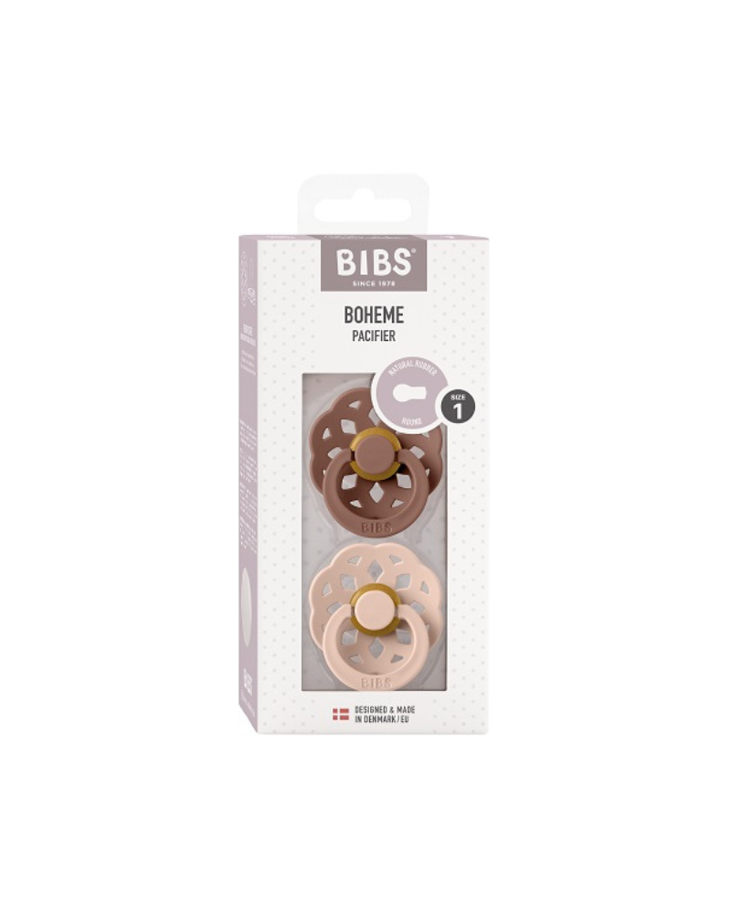 BIBS BOHEME 230102 SIZE 1 WOODCHUCK/BLUSH
