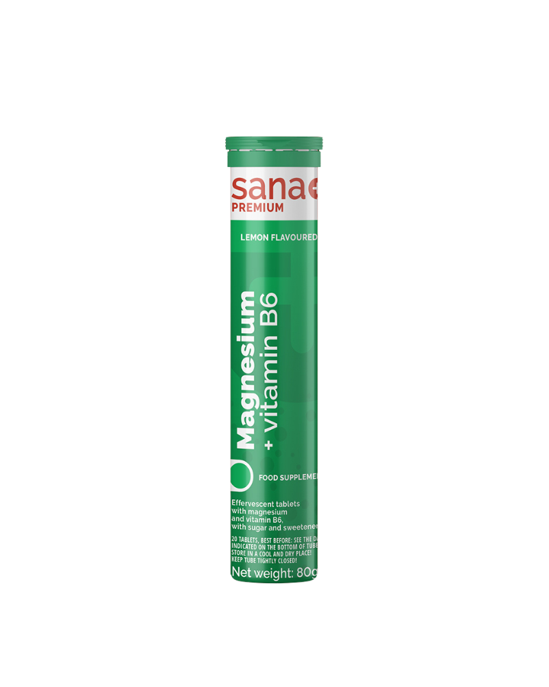MAGNESIUM 375+VIT.B6+B2 A20 EFF (SANA)