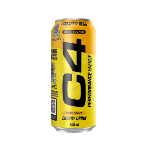 C4 Energy Carbonated 500mL REORG Pineapple