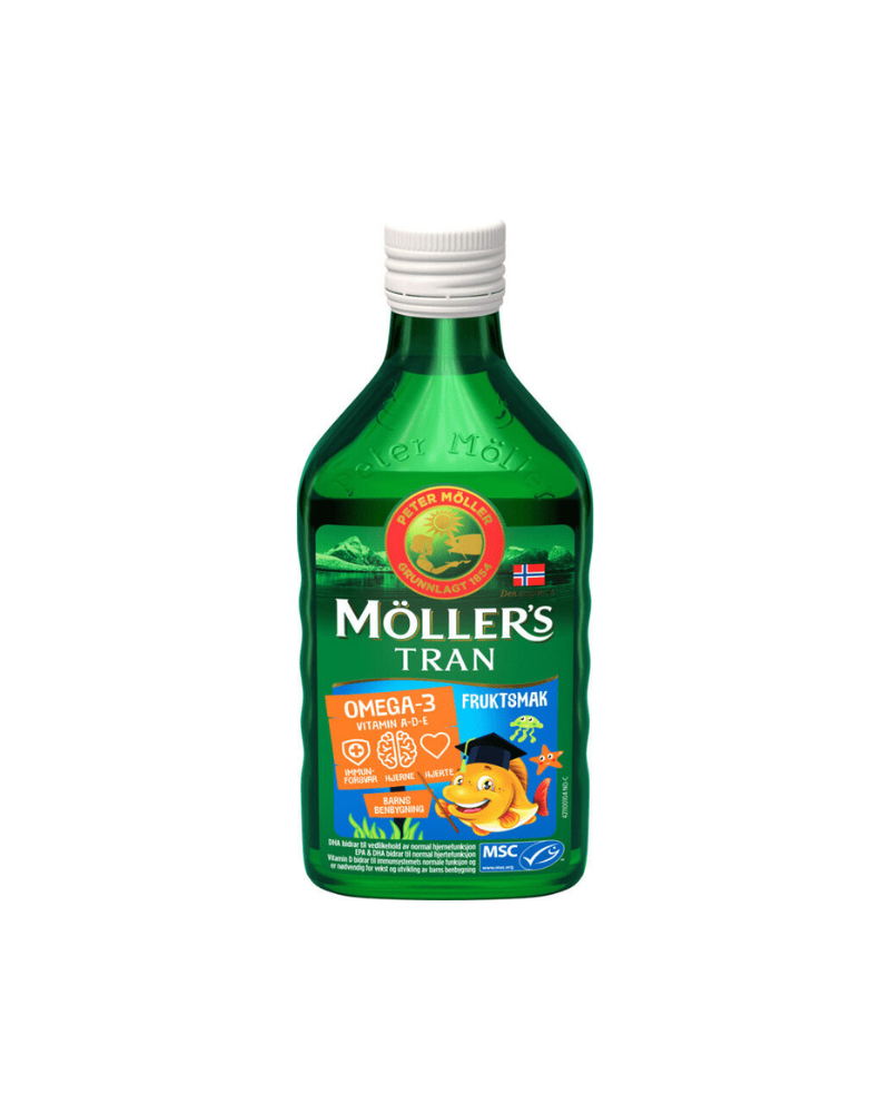 MOLLERS TUTTI FRUTI OMEGA 3 COD LIVER OIL 250ML